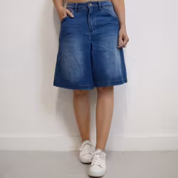 Shortskjol Denim BLÅ - 3D Denim