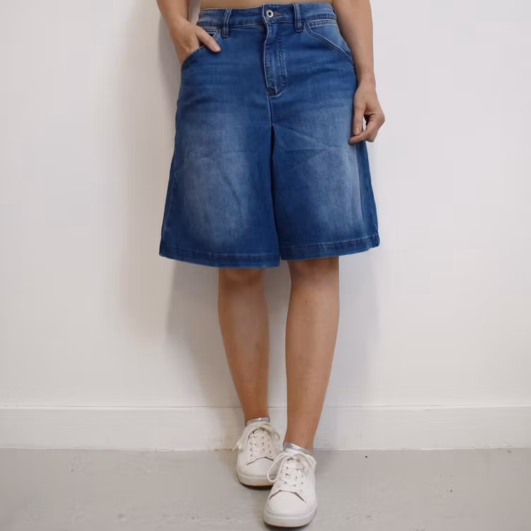 Shortskjol Denim BLÅ - 3D Denim