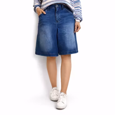 Shortskjol Denim BLÅ - 3D Denim