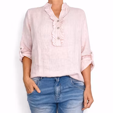 Linneblus Maja ROSA - Camicia