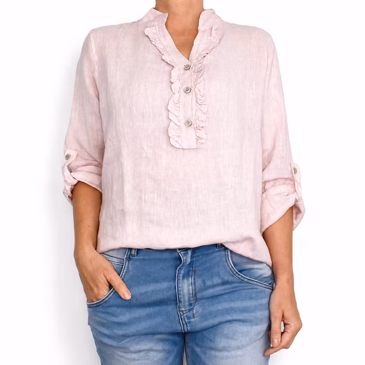 Linneblus Maja ROSA - Camicia