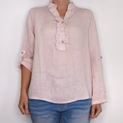 Linneblus Maja ROSA - Camicia