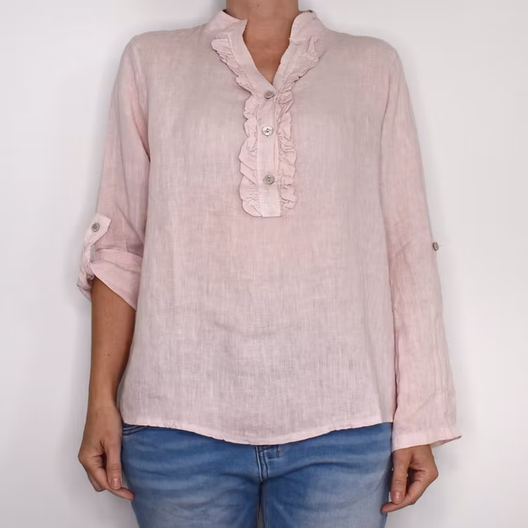Linneblus Maja ROSA - Camicia