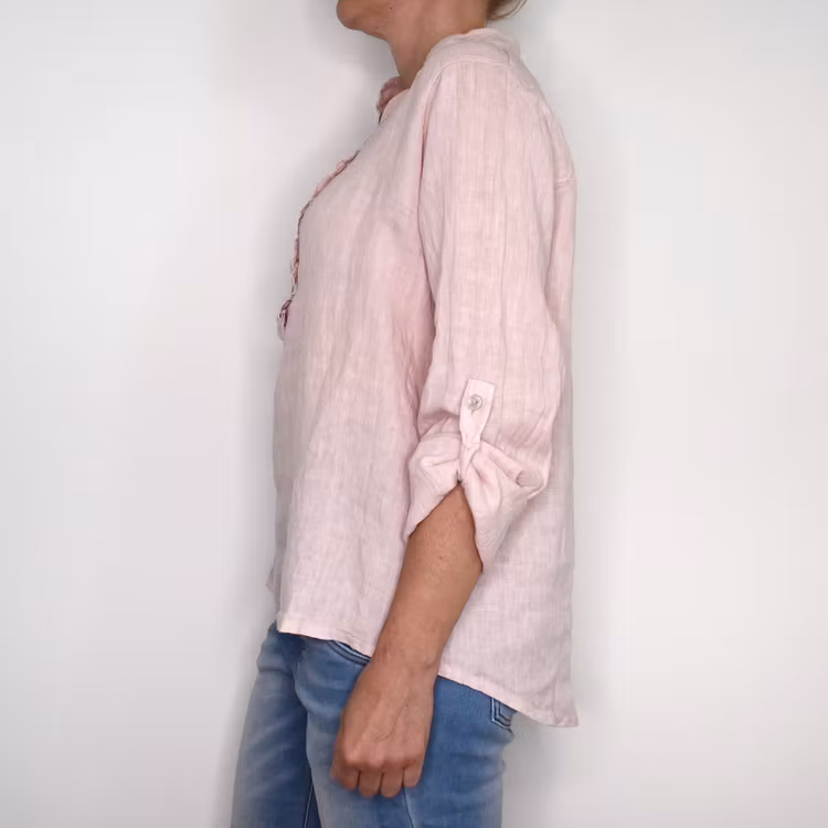 Linneblus Maja ROSA - Camicia