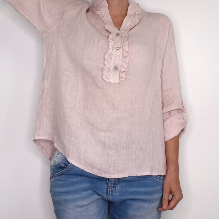 Linneblus Maja ROSA - Camicia
