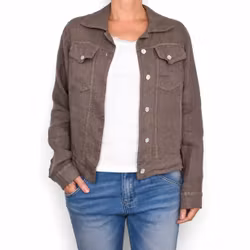 Linnejacka TAUPE