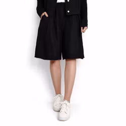 Linneshorts Fickor SVART