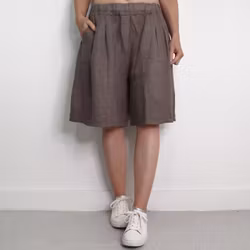 Linneshorts Fickor TAUPE