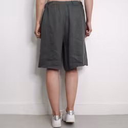 Linneshorts Fickor KAKI