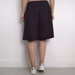 Linneshorts Fickor SVART