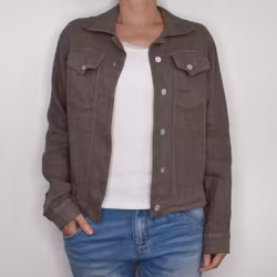 Linnejacka TAUPE