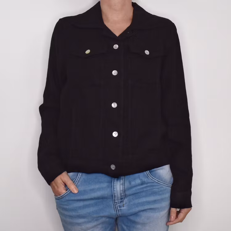 Linnejacka SVART