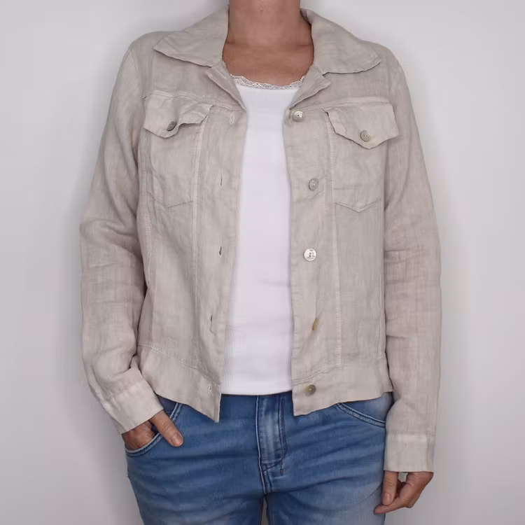 Linnejacka BEIGE