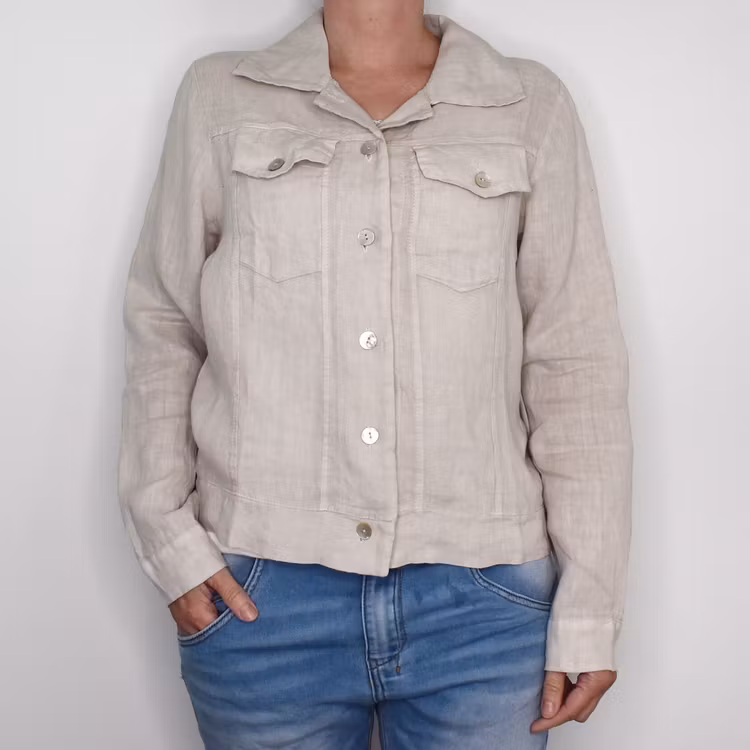 Linnejacka BEIGE