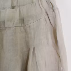Linneshorts Fickor BEIGE
