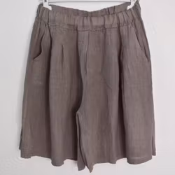 Linneshorts Fickor TAUPE