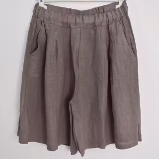 Linneshorts Fickor TAUPE