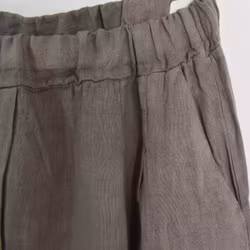 Linneshorts Fickor TAUPE