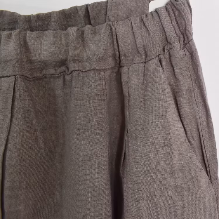 Linneshorts Fickor TAUPE