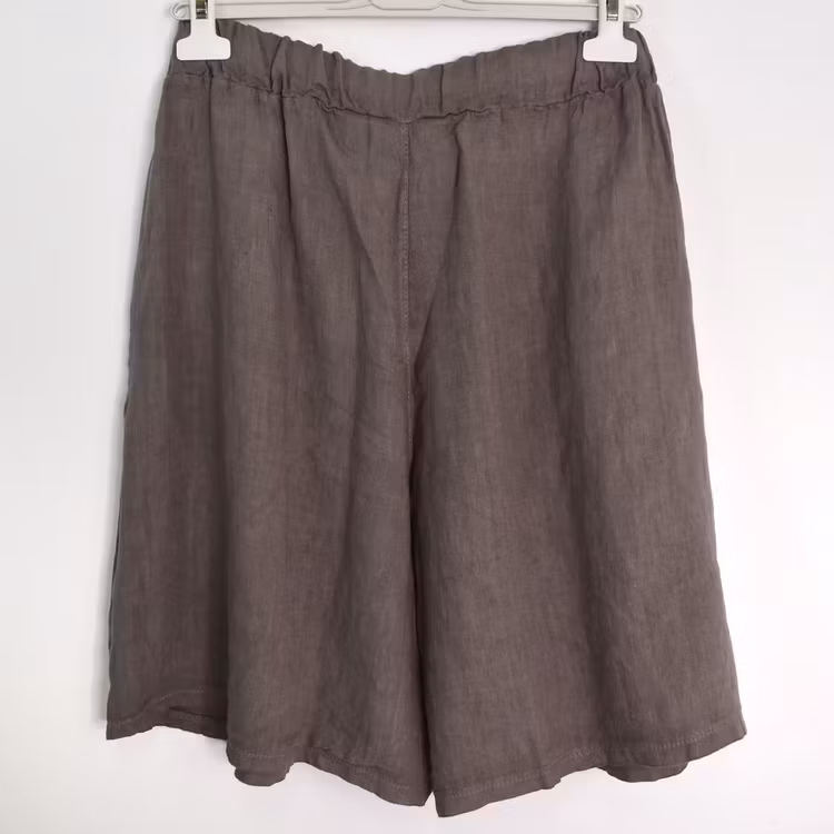Linneshorts Fickor TAUPE