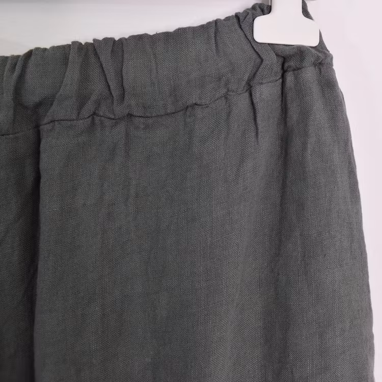Linneshorts Fickor KAKI