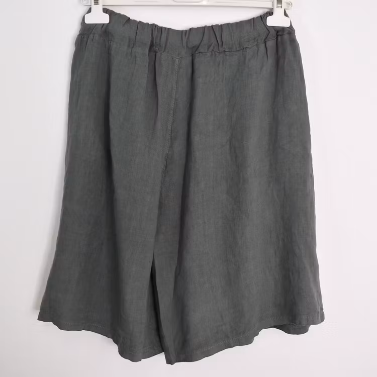 Linneshorts Fickor KAKI