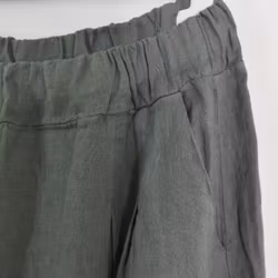 Linneshorts Fickor KAKI