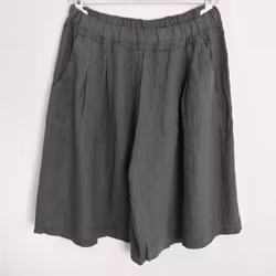 Linneshorts Fickor KAKI