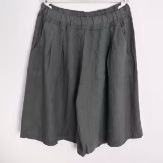 Linneshorts Fickor KAKI