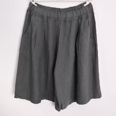 Linneshorts Fickor KAKI