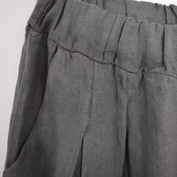 Linneshorts Fickor KAKI
