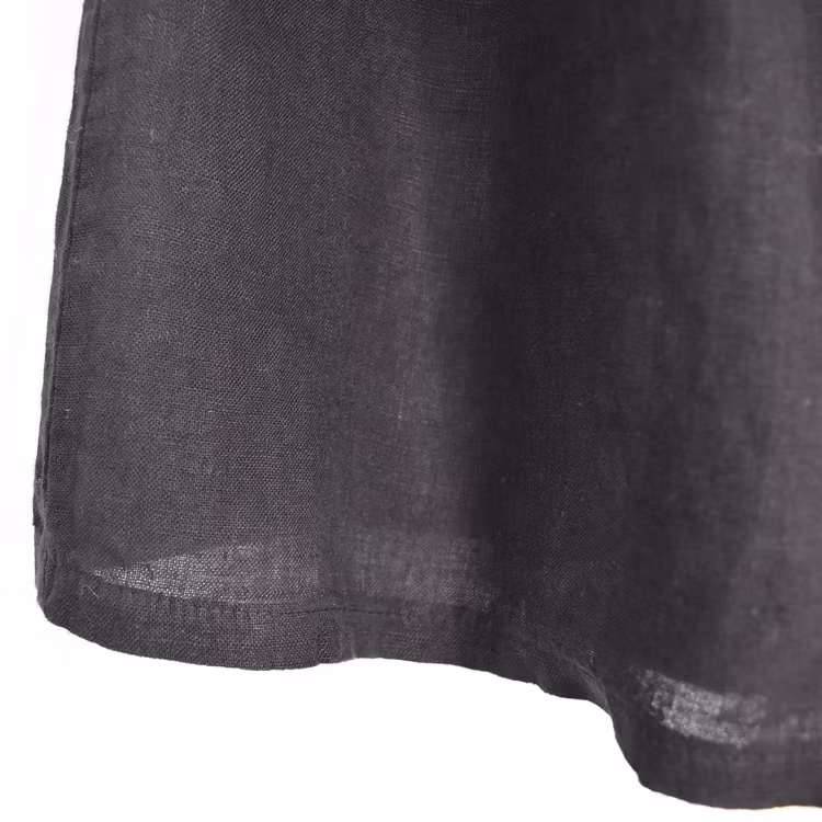 Linneshorts Fickor SVART