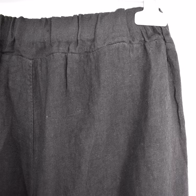 Linneshorts Fickor SVART