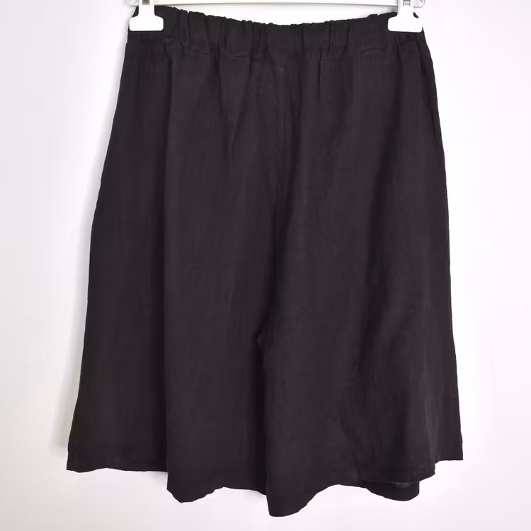 Linneshorts Fickor SVART