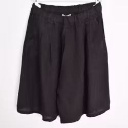 Linneshorts Fickor SVART