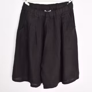 Linneshorts Fickor SVART