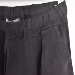Linneshorts Fickor SVART
