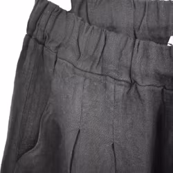 Linneshorts Fickor SVART