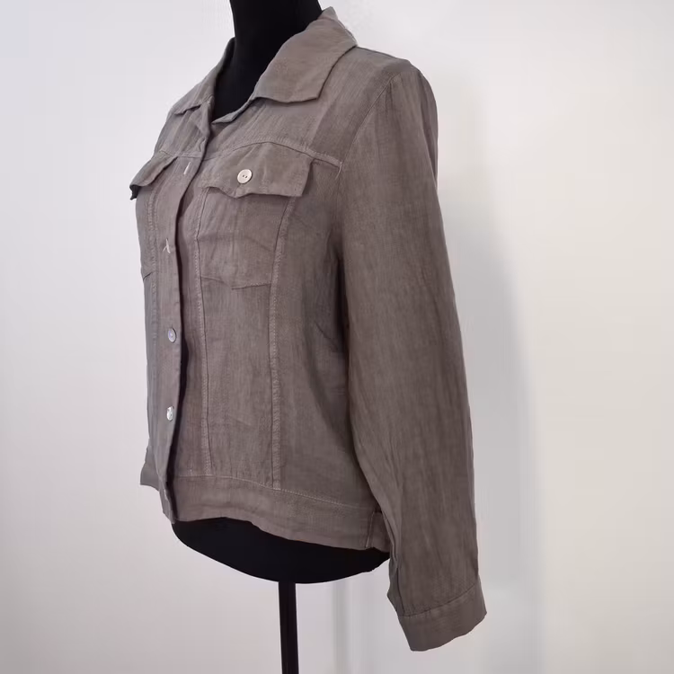 Linnejacka TAUPE