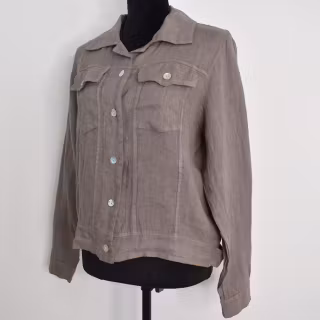 Linnejacka TAUPE