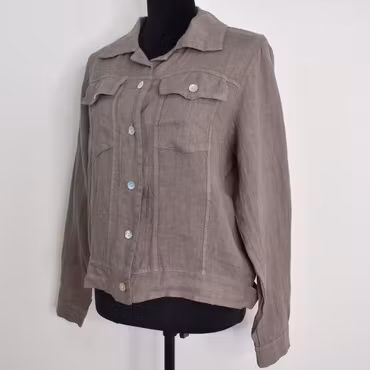 Linnejacka TAUPE