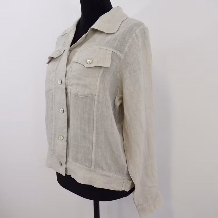 Linnejacka BEIGE