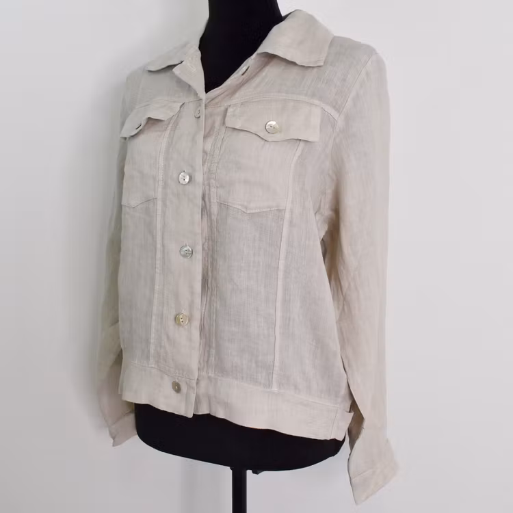 Linnejacka BEIGE