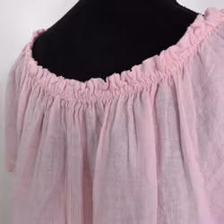 Linneklänning Volang ROSE