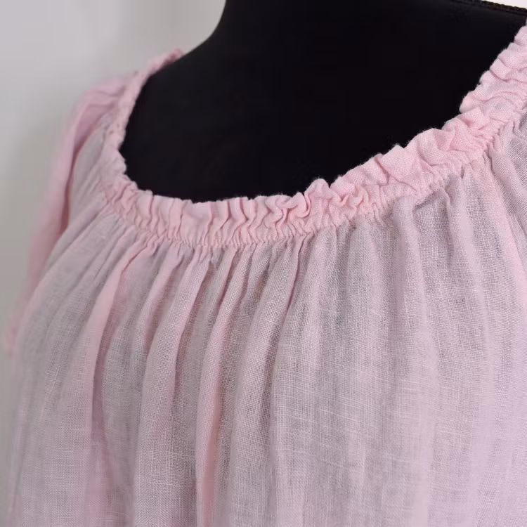 Linneklänning Volang ROSE