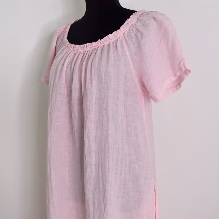 Linneklänning Volang ROSE