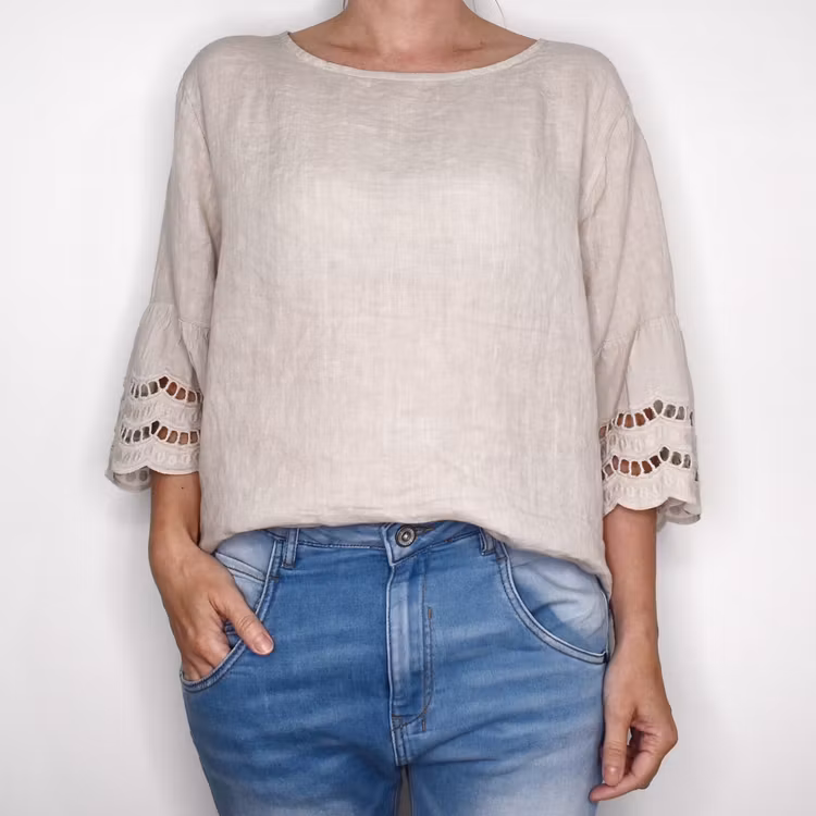 Linnetopp Ronja BEIGE - Mix By Heart