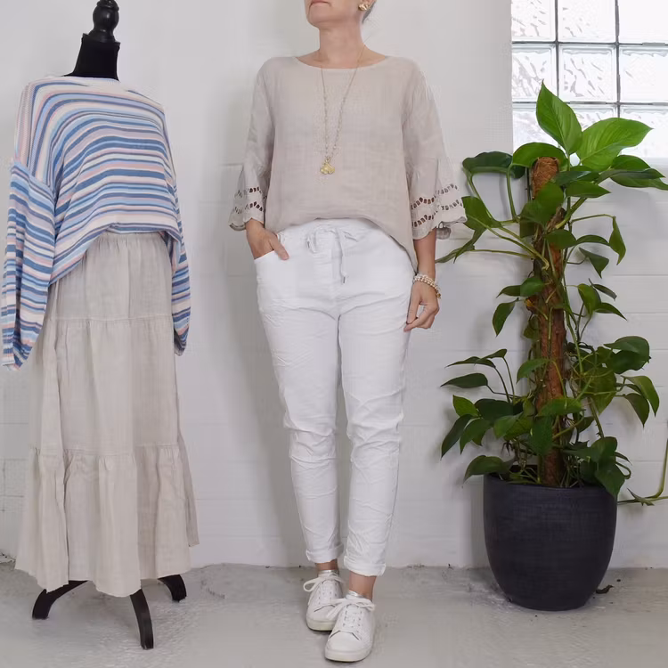 Linnetopp Ronja BEIGE - Mix By Heart