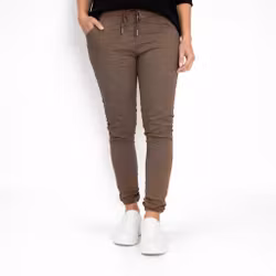 Stretchig Byxa Alva MÖRK TAUPE
