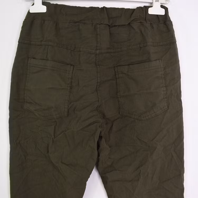 Stretchig Byxa Alva MÖRK KAKI